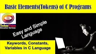 Basic Elements Of C Language(Elements of c programming | Tokens of c language)