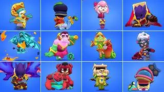 ALL NEW SKINS LOSING & WINNING ANIMATIONS | Brawl Stars | New Update
