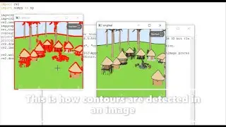 image processing tutorial 15,Find contours/borders in an image||opencv python||findContour