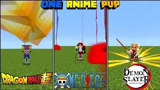 Update!! One Anime PVP Addon For Minecraft PE/Bedrock 1.20 | Anime Addon For MCPE