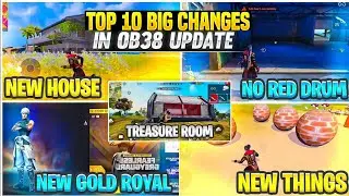 Ob38 Top 10 Big Changes 😳|| Free Fire New Updates In Telugu || New Character,Pet, Lobby ✔️