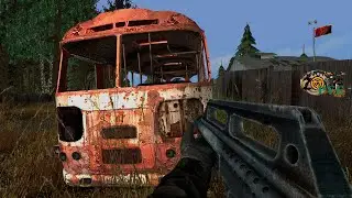 Anomaly Zone где найти нужный красный автобус Старому Сталкеру (19)