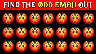Spot the Odd Emoji! 🎃 Halloween Challenge 👻 | 30 Spooky Stages!