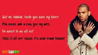 Chris Brown - Second Serving [LYRIC VIDEO]
