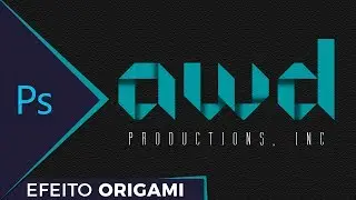 💡 Como fazer o efeito de texto ORIGAMI no Photoshop