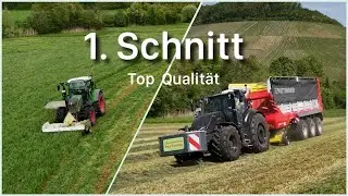 FarmVlog#172 - Erster Schnitt mit Pöttinger Jumbo 8470 und 65 Messer!