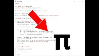 How To Calculate Pi In Python (Chudnovsky Algorithm)