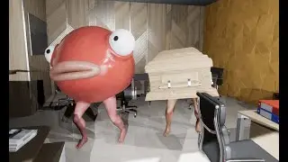 [Coffin dance Meme]Fortnite Fishy Coffin Dance in the office while everyone work from home(loopable)