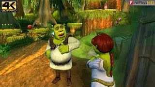 Shrek 2: Team Action (2004) - PC Gameplay 4k 2160p / Win 10