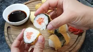 Вкусные суши🤤 приготовьте и удивите своих любимых👍 