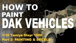 How to Paint and Decal Scale Armor Model TUTORIAL