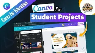 How to Use Canva for Student Projects | Enhance Your Schoolwork with Canva | Genius Junkie