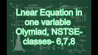Complicated Linear equations for school math NCERT