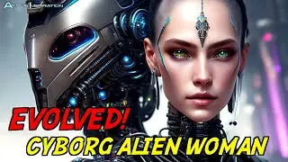 Evolved Alien Cyborg Woman