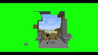 Minecraft mineing green screen gif . GREEN SCREEN AND GIF.