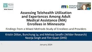 Health care by video or phone: Does it meet the needs of Minnesotans?