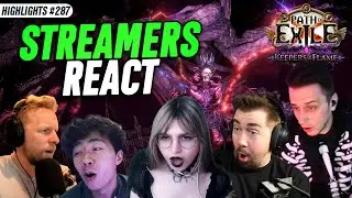 Streamers REACT to NEW PoE1 League Keepers Of The Flame