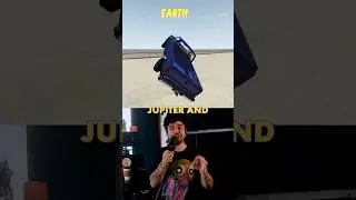 What it’s like driving a car on different surfaces of different planets. 