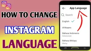 How To Change Instagram Language // Change Instagram Language Problem