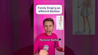 Singing as different Barbies 💗🎤 