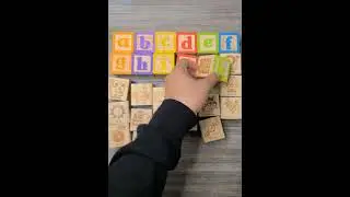 Small Letter Alphabet Blocks | Wooden ABC Blocks