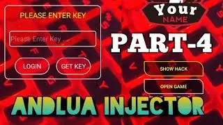 AndLua INJECTOR MAKING PART-4 #allinonevivek #allinone#vkgtuts SHOW YOUR LOVE ON THIS CHANNEL