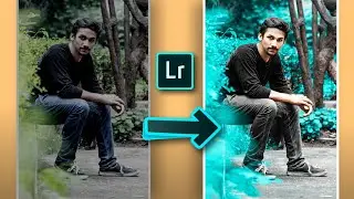Lightroom Moody Aqua tone | Lightroom Tutorial for beginners