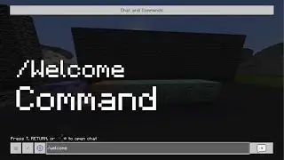 How To Make A SERVER WELCOME Command | Bedrock Edition | PS4 / XBOX / MCPE / Windows