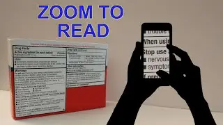 How to Use Your Smartphone Camera to Read by Zoom In