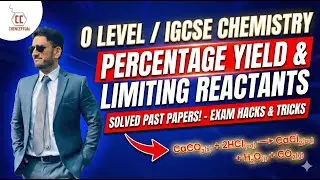 Percentage Yield & Stoichiometry Full Unit Revision | Chemistry 5070/0620 (Part 8)(Urdu/Hindi)