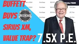 Buffett Buys SiriusXM | LSXMA Fair Value | Value Trap?