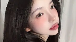 No 파데! 아오이유우 st 복숭아우유 메이크업 🤍 (ft. 코스노리)