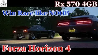 Forza Horizon 4 Win Race Like a NooB with Rx570+i5 3570 +8GB Ram