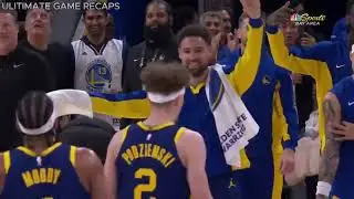 Brandin Podziemski Buzzer Beater To End The Fist Quarter Warriors Vs Jazz Today #warriorshighlights