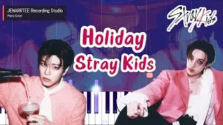 Stray Kids 'Holiday' Piano Tutorial + Sheet Music