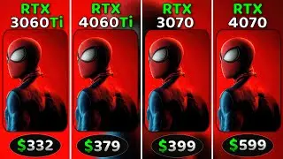 RTX 4070 vs RTX 3070 vs RTX 4060 Ti vs RTX 3060 Ti Test in 2023🔥