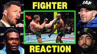 UFC Fighters REACT to Dricus Du Plessis BEATING Kamaru Usman | UFC Oklahoma City