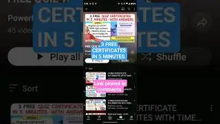 FREE CERTIFICATE IN 5 MINUTES ✅ 