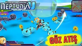 Anime Kızları İle Minnoş Yaratıkları Dövmek ( Hyperdimension Neptunia U: Action Unleashed ) Göz Atış