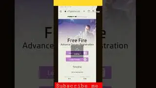 free fire advance server make id #short #varil #ff#trending #21Rj gaming😘😘