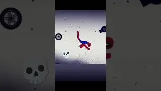 Blud dropped the hardest knee slide 💀☠️🔥 Stickman Dismounting Void Stick #shorts #trending #gaming