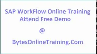 SAP WorkFlow Online Training