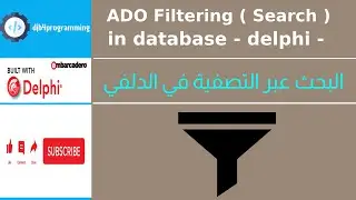 22# ADO Filtering ( Search ) - Delphi Database Development Course