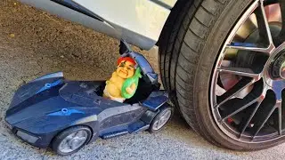 🎠 Car Crushing Carousel Candies! Whimsical ASMR Crunch #ASMR