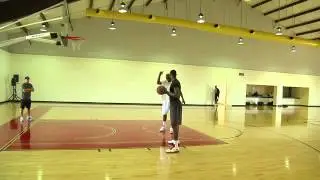 Lebron James "One Motion" & Post Moves w/ Hakeem Olajuwon - 2011