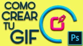 🔴 How to make a Gif file in PHOTOSHOP and animate a logo, watch this video ⭐⭐⭐⭐⭐