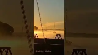 Sunrise in Belfast Maine