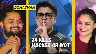 🔥JONATHAN 24 KILLS 😵 | BGMI!   REACTION VIDEO WITH @hargunhargun2753
