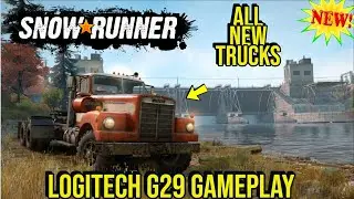 *NO WHEEL SUPPORT* Snow Runner Ps4 Logitech G29 Gameplay All New Trucks