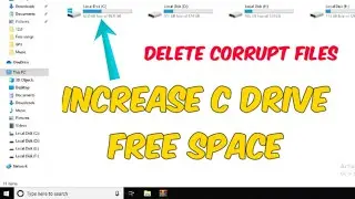 How To Get Free Space in C Drive by Deleting Temporary Files || full drive issue solution AHT skills